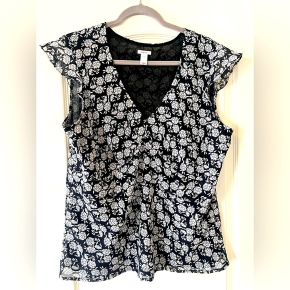 Old Navy Perfect Fit Side Zipper Blouse Women’s size XL - Picture 1 of 14